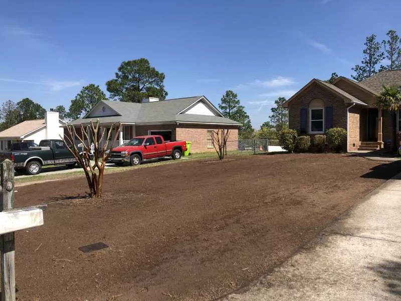 Residential Land Grading - After